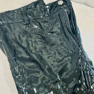 Shiny Black Patent Pants